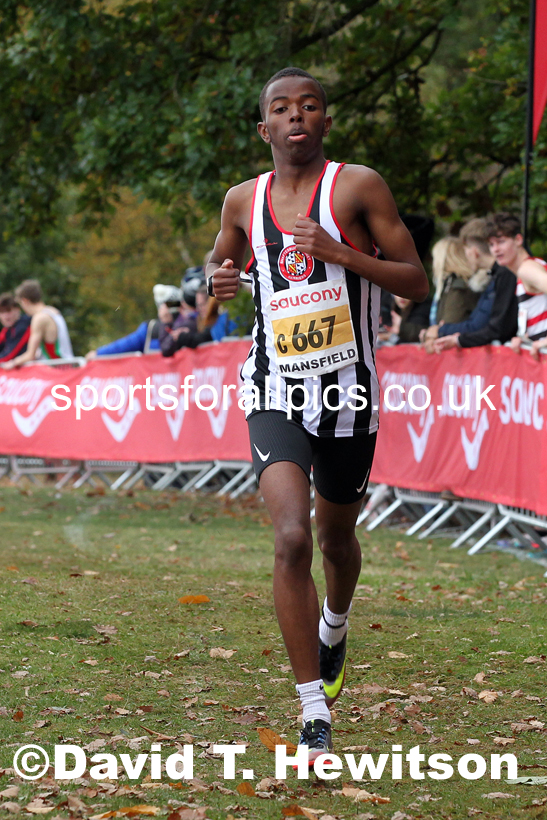 Mens under-17s 2021 National Cross Country Relays, Berry Hill Park, Mansfield. Photo: David T. Hewitson/Sports for All Pics